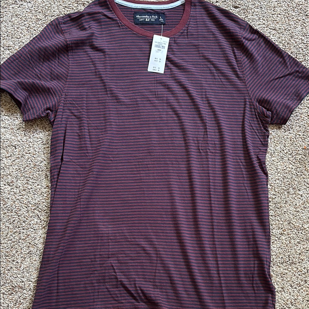 Men's Abercrombie and Fitch stripped shirt